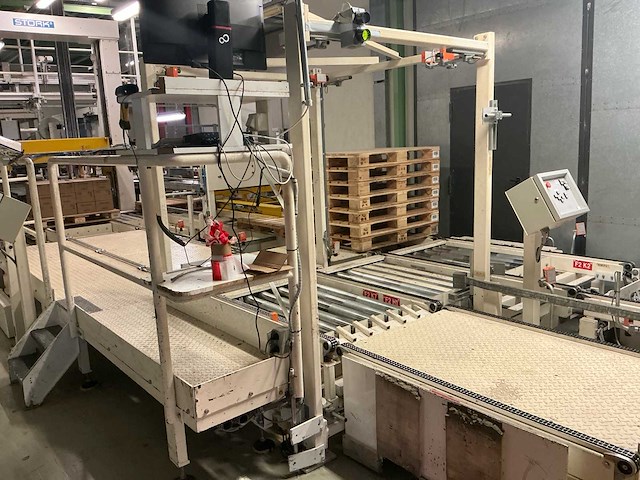 1991 stork bepak c2000 palletiseerinstallatie / palletiser - afbeelding 14 van  62