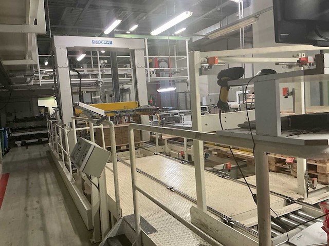 1991 stork bepak c2000 palletiseerinstallatie / palletiser - afbeelding 23 van  62
