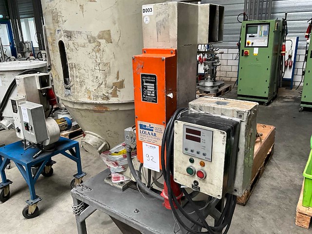 1991 stougaard cs-3 granulaat droger / hopper - afbeelding 4 van  6