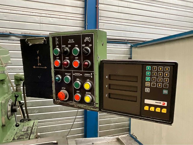 1991 supermax ycm-2gs horizontale en verticale universele freesmachine - afbeelding 8 van  24