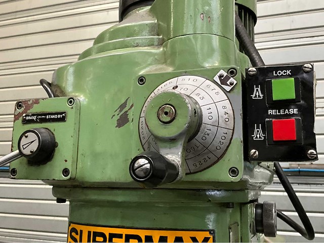 1991 supermax ycm-2gs horizontale en verticale universele freesmachine - afbeelding 10 van  24