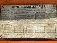 1991 toyota 42 5fgf/25 vorkheftruck - afbeelding 6 van  14