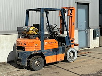 1991 toyota 42 5fgf/25 vorkheftruck - afbeelding 8 van  14
