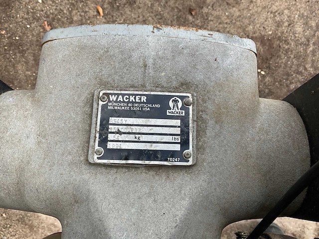 1991 wacker bs45y trilstamper - afbeelding 5 van  5