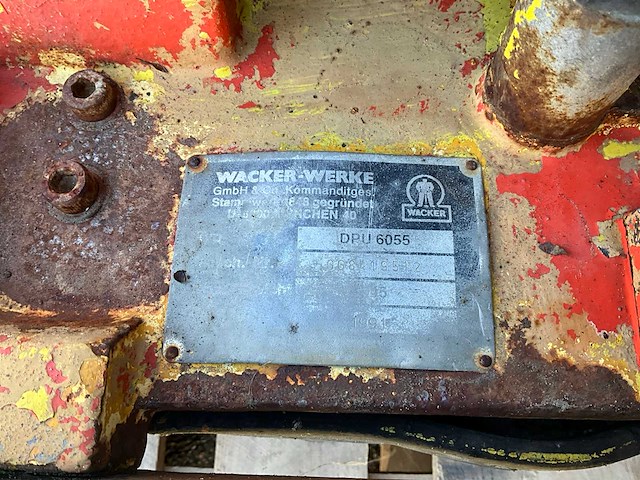 1991 wacker dpu6055 trilplaat - afbeelding 4 van  12