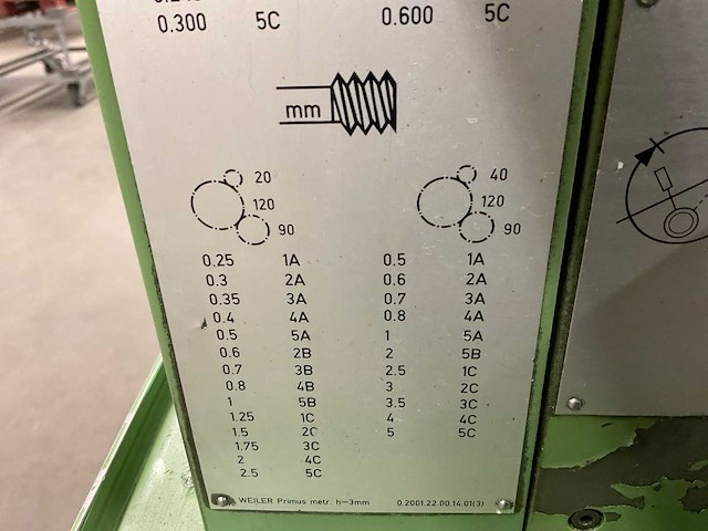 1991 weiler lz primus gs universele draaibank - afbeelding 2 van  25
