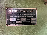 1991 weinig profimat p22n vierzijdige profileer- en schaafmachine - afbeelding 3 van  13
