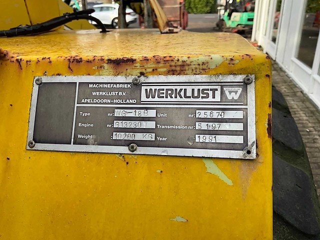 1991 werklust wg-18b shovel - afbeelding 13 van  26