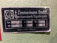1991 zimmermann ozs rolschuurmachine - afbeelding 8 van  12