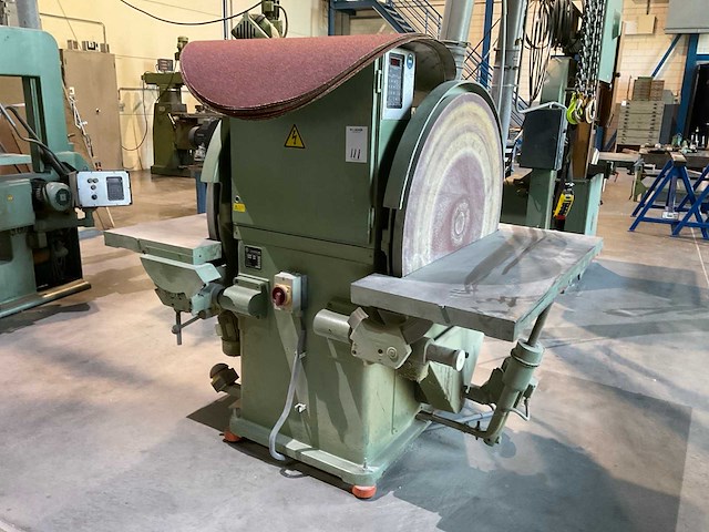 1991 zimmermann sz-4 dubbelzijdige schijfschuurmachine - afbeelding 1 van  8
