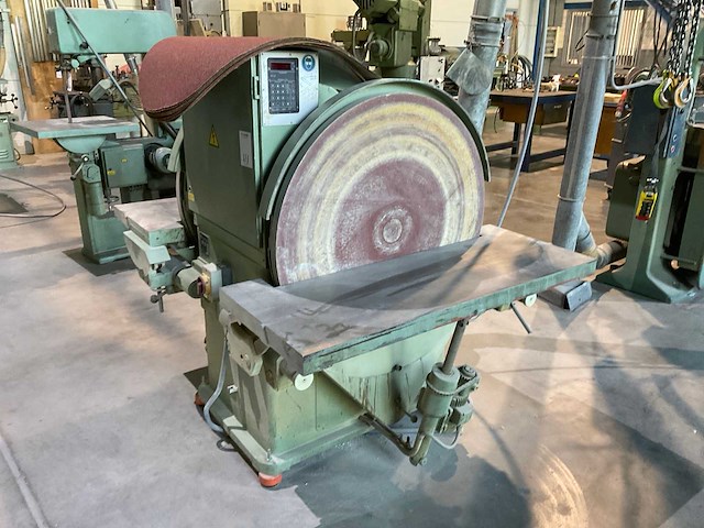 1991 zimmermann sz-4 dubbelzijdige schijfschuurmachine - afbeelding 5 van  8