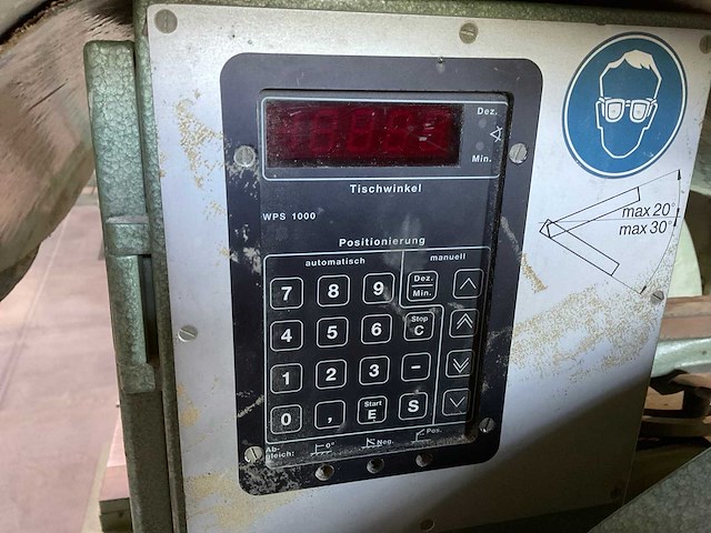 1991 zimmermann sz-4 dubbelzijdige schijfschuurmachine - afbeelding 6 van  8