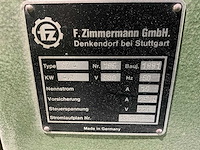 1991 zimmermann sz-4 dubbelzijdige schijfschuurmachine - afbeelding 8 van  8