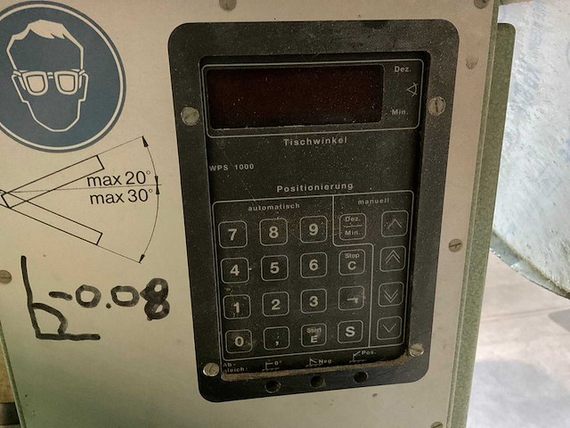 1991 zimmermann sz-4 dubbelzijdige schijfschuurmachine - afbeelding 7 van  8
