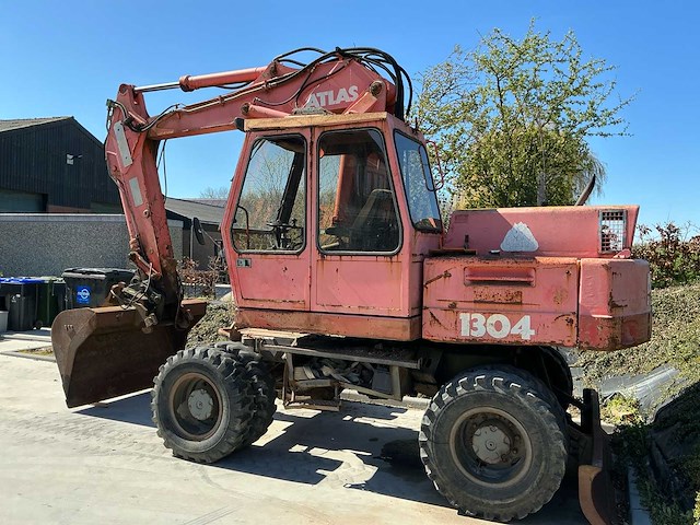 1992 atlas 1304 banden graafmachine - afbeelding 4 van  35