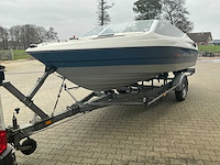 1992 bayliner v6 capri 4.3 sportcruiser boot met 2003 kalf kbe kiep boottrailer - afbeelding 1 van  63