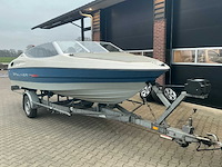 1992 bayliner v6 capri 4.3 sportcruiser boot met 2003 kalf kbe kiep boottrailer - afbeelding 12 van  63