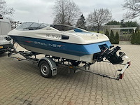 1992 bayliner v6 capri 4.3 sportcruiser boot met 2003 kalf kbe kiep boottrailer - afbeelding 59 van  63