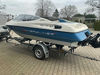 1992 bayliner v6 capri 4.3 sportcruiser boot met 2003 kalf kbe kiep boottrailer - afbeelding 63 van  63