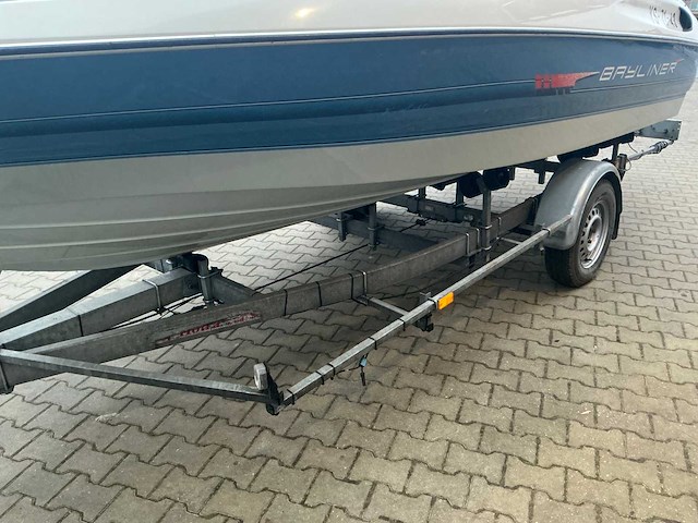 1992 bayliner v6 capri 4.3 sportcruiser boot met 2003 kalf kbe kiep boottrailer - afbeelding 50 van  63