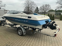 1992 bayliner v6 sportcruiser boot op kalf kbe bootaanhanger - afbeelding 48 van  59