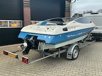 1992 bayliner v6 sportcruiser boot op kalf kbe bootaanhanger - afbeelding 4 van  59