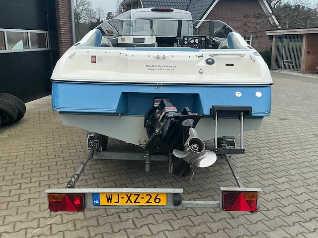 1992 bayliner v6 sportcruiser boot op kalf kbe bootaanhanger - afbeelding 7 van  59
