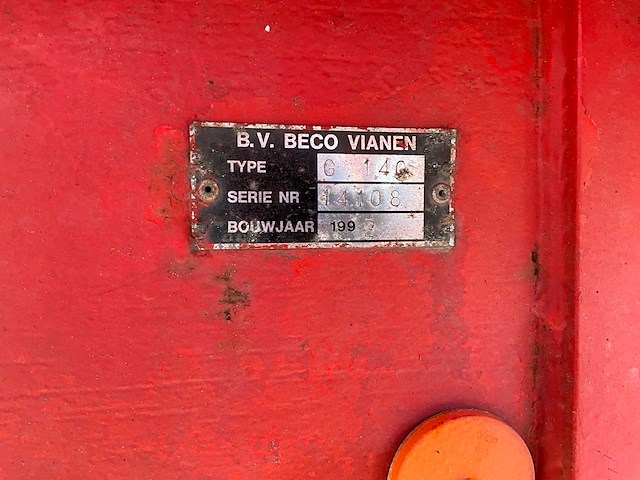 1992 beco g140 dumper aanhanger - afbeelding 2 van  11