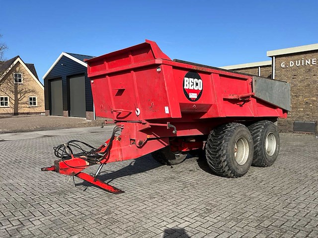 1992 beco g140 dumper aanhanger - afbeelding 1 van  11