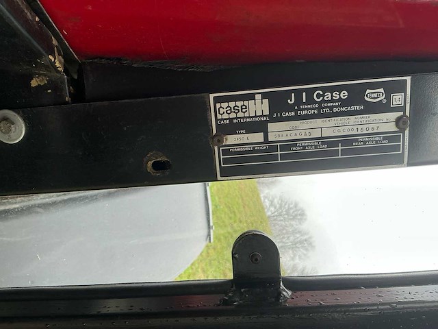 1992 case international 2150 e - vierwielaangedreven landbouwtractor - afbeelding 26 van  35