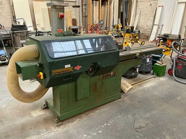 1992 chambon 1018 vierzijdige profileer- en schaafmachine - afbeelding 1 van  15