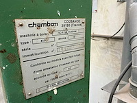 1992 chambon 412 lintzaagmachine - afbeelding 5 van  7