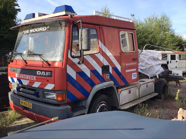 1992 daf ae45ce vrachtwagen brandweerauto - afbeelding 1 van  22