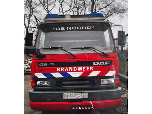 1992 daf ae45ce vrachtwagen brandweerauto - afbeelding 21 van  22