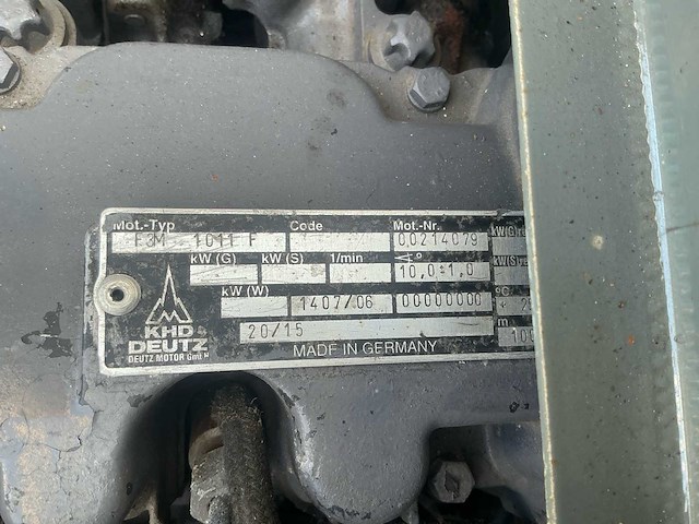 1992 deutz deutz noodstroomaggregaat - afbeelding 14 van  14