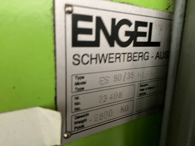 1992 engel es 80/35 hl-st spuitgietmachine - afbeelding 6 van  35