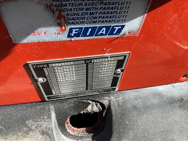1992 fiat 90-90dt vierwielaangedreven landbouwtractor - afbeelding 22 van  29