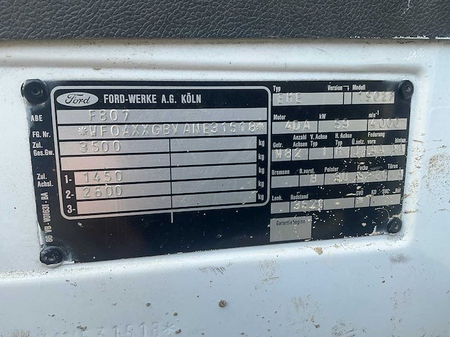 1992 ford camper - afbeelding 75 van  79