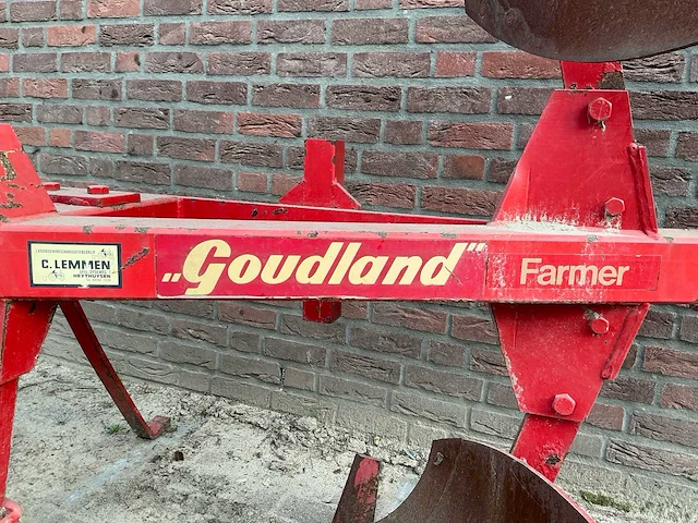 1992 goudland farmer gw 120 goudland farmer gw 120 hydraulische wentelploeg - afbeelding 5 van  7