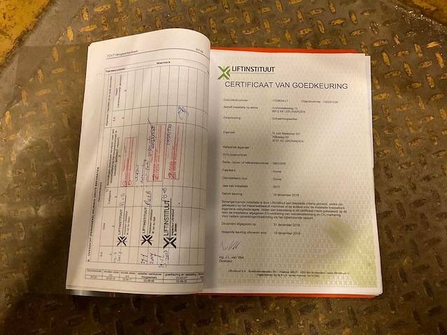 1992 grove north america sm130e hoogwerker - afbeelding 9 van  9