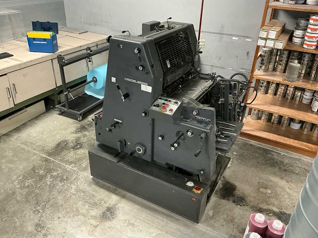 1992 heidelberg gto 52 1 kleur offset-pers - afbeelding 13 van  19