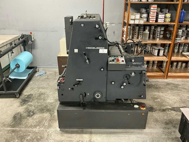 1992 heidelberg gto 52 1 kleur offset-pers - afbeelding 16 van  19
