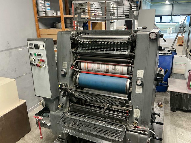 1992 heidelberg gto 52 1 kleur offset-pers - afbeelding 17 van  19