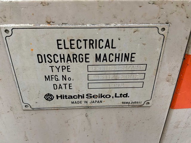1992 hitachi h-cut203m draadvonk- en erodeermachine - afbeelding 8 van  8