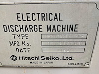 1992 hitachi h-cut203m draadvonk- en erodeermachine - afbeelding 9 van  9