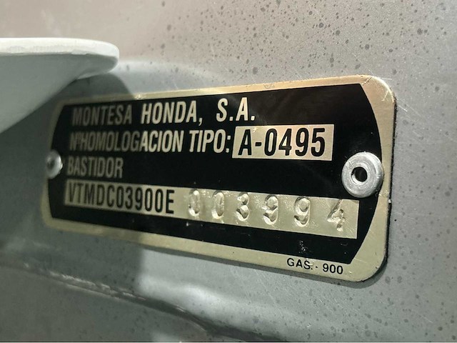 1992 honda bromfiets nsr 50 brommer - afbeelding 15 van  22