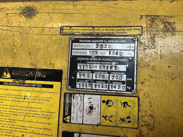 1992 hyster j2.00xl 2.000 kg vorkheftruck - afbeelding 7 van  16