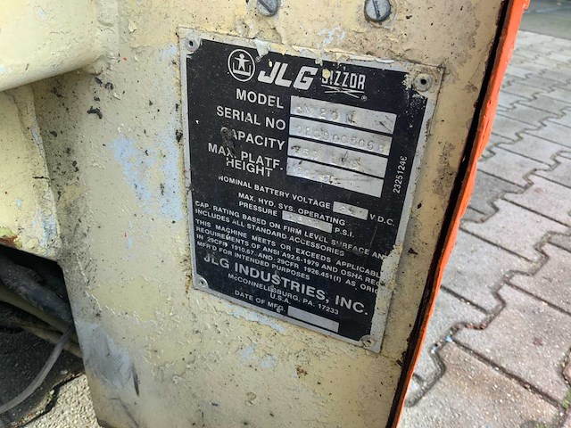 1992 jlg cm20n hoogwerker - afbeelding 8 van  20