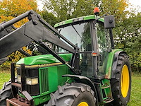 1992 john deere 6200 vierwielaangedreven landbouwtractor met voorlader - afbeelding 10 van  35