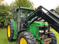 1992 john deere 6200 vierwielaangedreven landbouwtractor met voorlader - afbeelding 11 van  35
